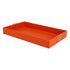 Orange Leather Tray Geo