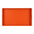 Orange Leather Tray Geo