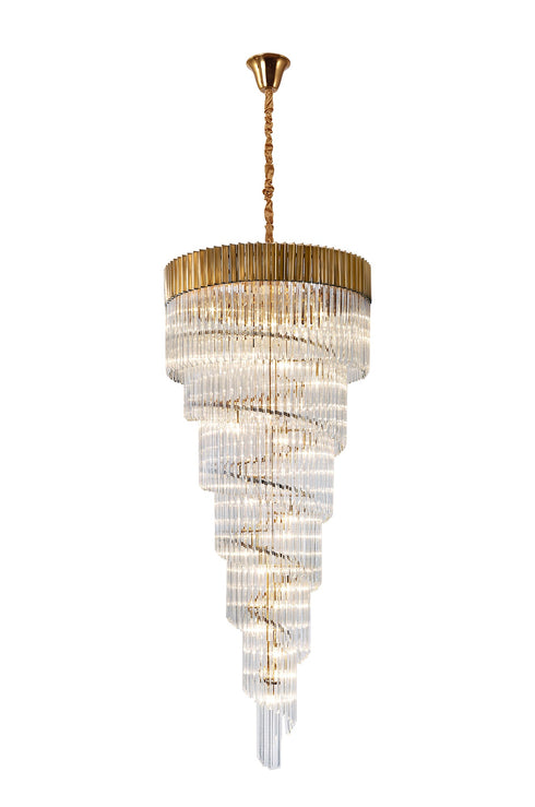 Kuna Pendant Round 7 Layer Spiral 31 Light