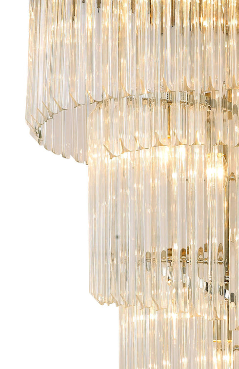 Kuna Pendant Round 5 Layer Spiral 23 Light