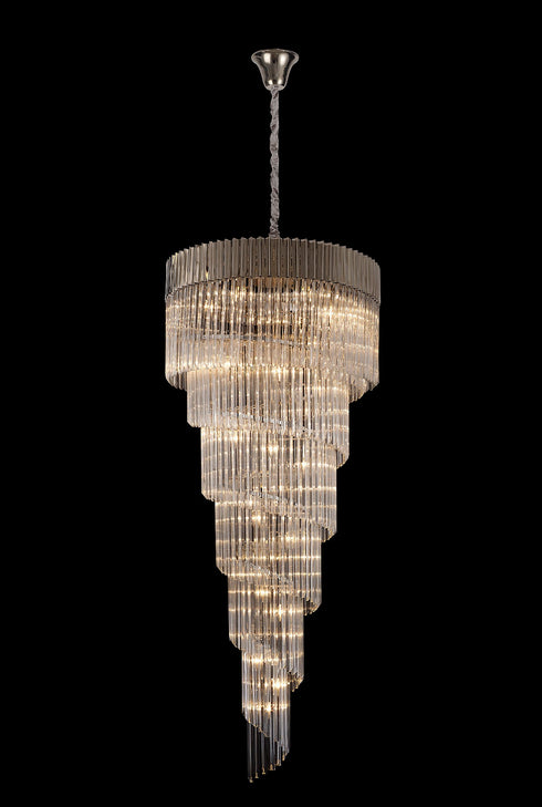 Kuna Pendant Round 7 Layer Spiral 31 Light