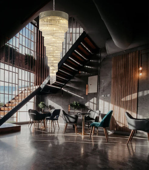 Kuna Pendant Round 7 Layer Spiral 31 Light