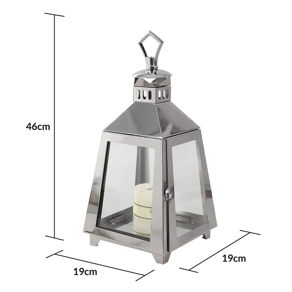Chrome Lantern – My Home Rocks