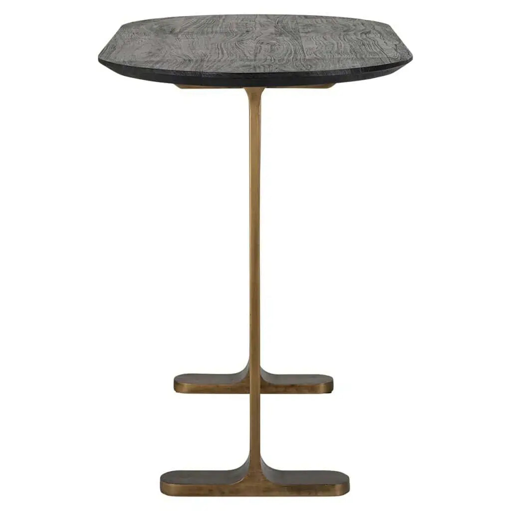 Black & Brass Bar Table My Home Rocks