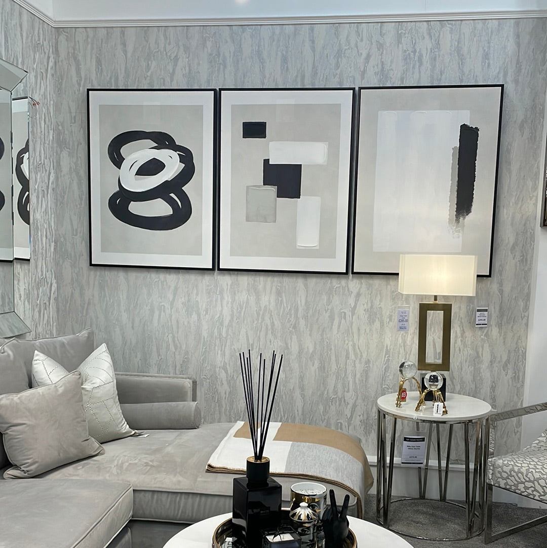 Minimalist Set of 3 Abstract Wall Art – My Home Rocks