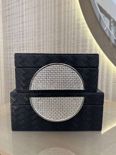 Wicker Pattern Box Set - Black