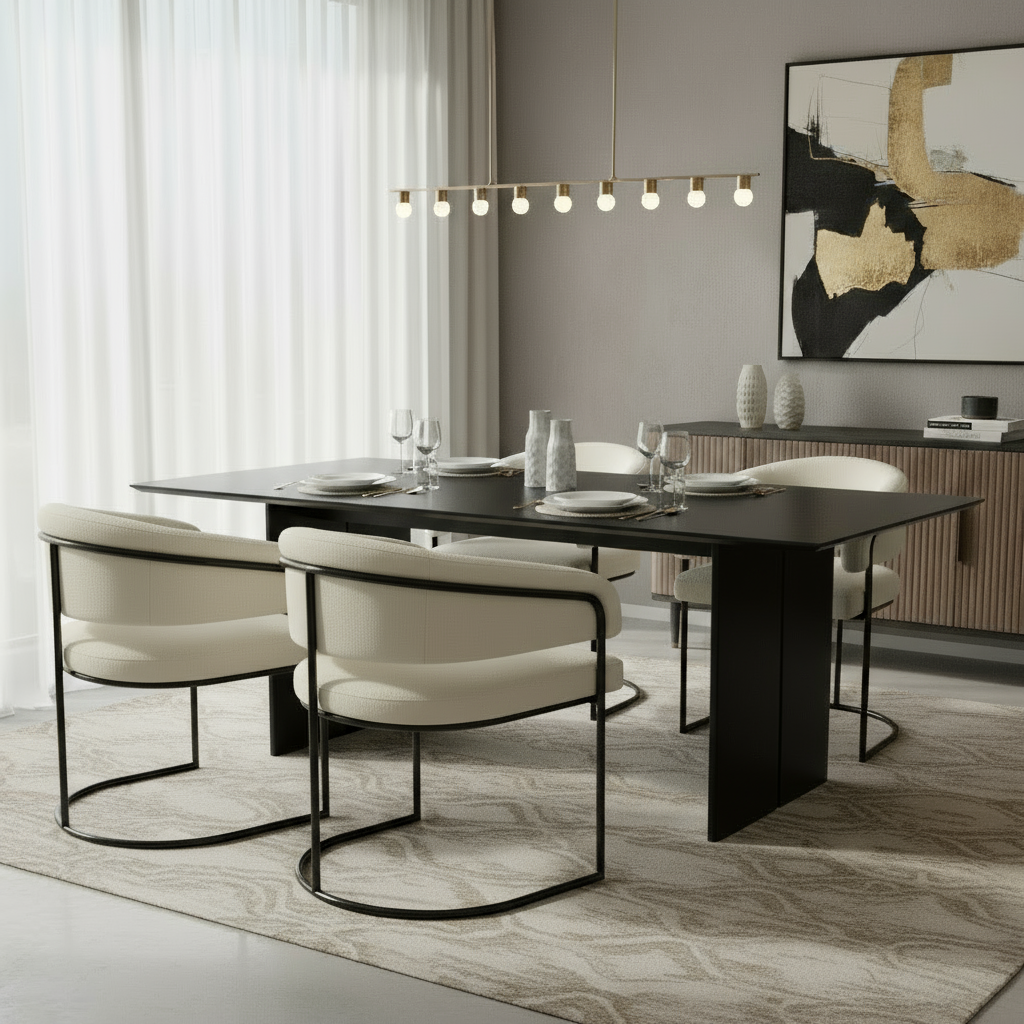 Hannah Monochrome Dining Chair – My Home Rocks
