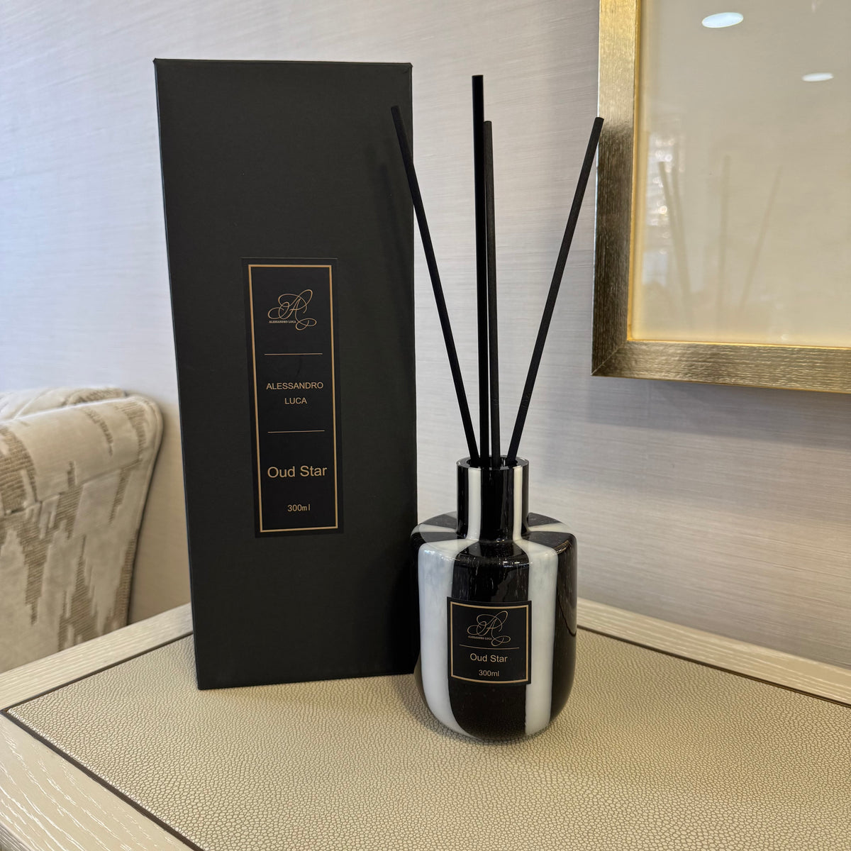 Oud Star Black Marble Diffuser 300ml – My Home Rocks