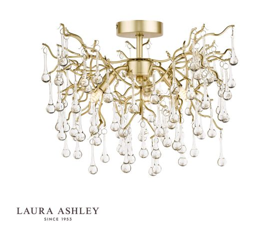 Laura Ashley Willow 3lt Ceiling Light – My Home Rocks