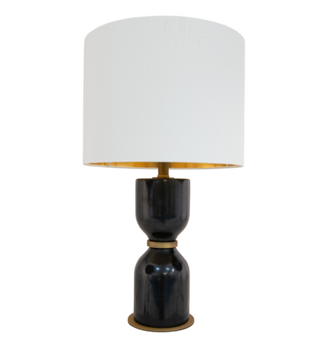 Livia Black Table Lamp