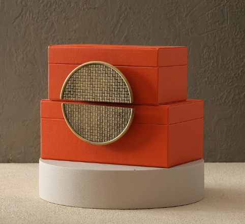 Antique Dimple Box Set - Orange