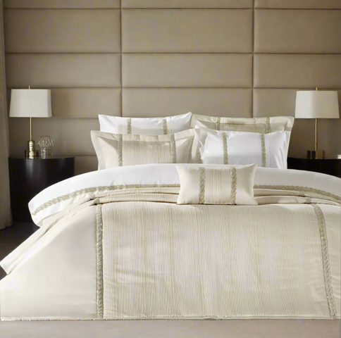 PRE-ORDER Grazia Cream Duvet & Bedpread Set