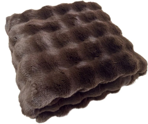 Raffie Chocolate Throw