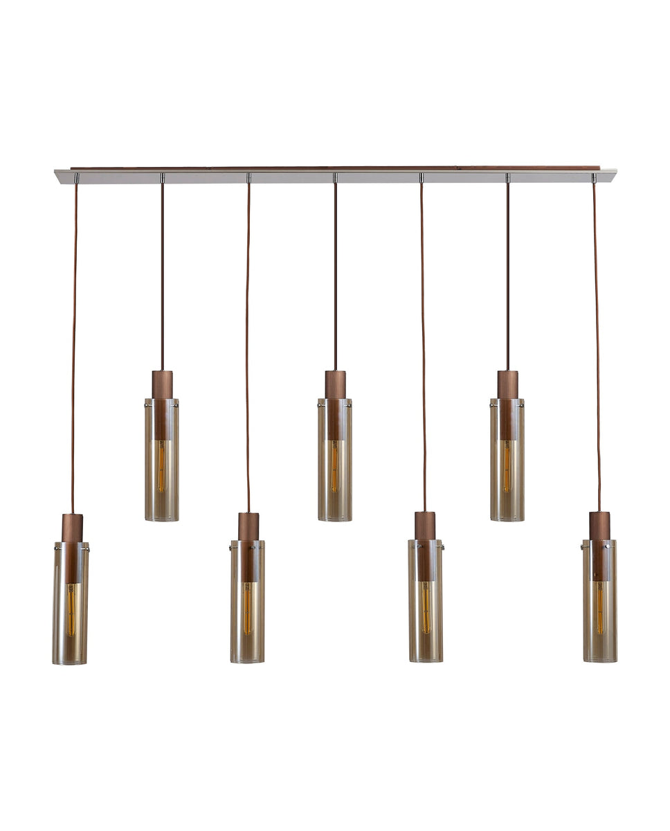 Brooks Slim Linear Pendant 7 Light My Home Rocks