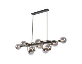 Delon Lighting Delian 10 Light Graphite Globe Ceiling Light – My Home Rocks